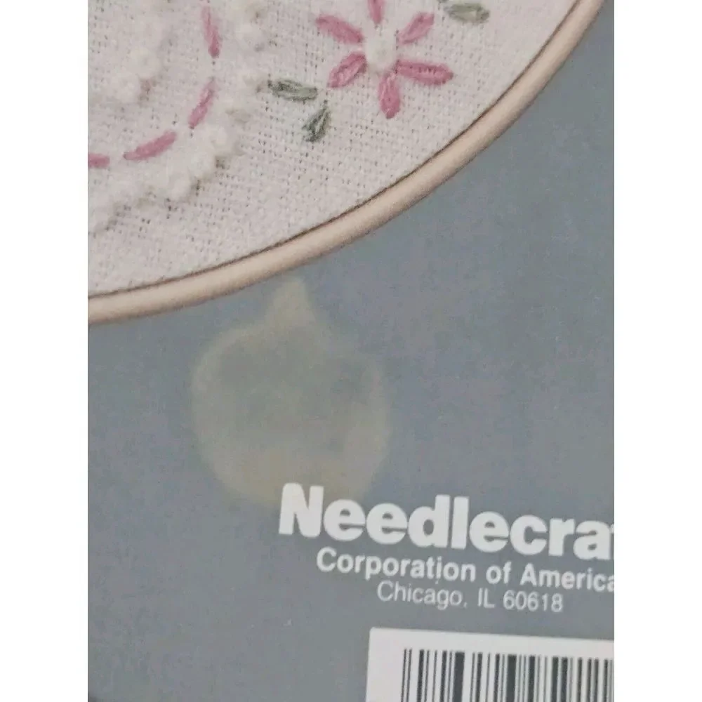 Vintage‎ WonderArt NeedleCraft Candlewick Cassics Kit 5911 Morning Glory *READ*